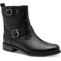 Marco Tozzi Damen Stiefelette mit Zierschnallen 2-25313-45, Größe:38 EU, Farbe:Schwarz