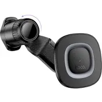 Hoco Wireless headphones Car phone holder induction 15W air outlet HW30 black