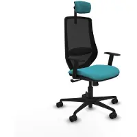 Piqueras Y Crespo Bürostuhl D036N2W türkis