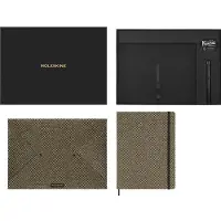Moleskine Shine Sammlerbox Gold Notizbuch (XL, liniert, fester Einband), schwarz