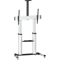 Reflecta 100VC-Shelf - Aufstellung für TV - Aluminium - Schwarz, Silber - Bildschirmgrösse
