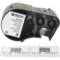 Brady M5-78-492, FreezerBondz II(TM), Polyester, Schwarz auf weiss, 25.40 x 48.26 mm, permanent (10
