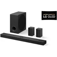 LG 5.1.3 ch 580W Soundbar, 5.1.3 Kanäle, 580 W, DTS Digital Surround, DTS:X, Dolby Atmos, Dolby Digital, Bass Blast, Bass Blast+, 96 kHz, Schwarz