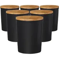 Ritzenhoff & Breker Jasper Vorratsdose 1,8 l schwarz 6er Set