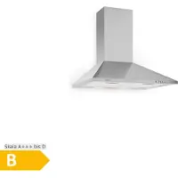 Klarstein TR90WS Dunstabzugshaube Ablufthaube LED-Licht Edelstahl 90 cm 340 m³/h