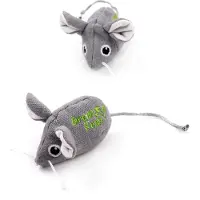 All For Paws Green Rush - Catnip Mice - Katzenspielzeug Mäuse mit Katzenminze im 2er Pack
