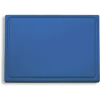 Friedr. Dick F. Dick Dick Kunststoff-Schneidbrett mit Saftrille, blau, 53 x 32,5 x 1,8 cm