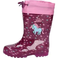 Lico Kinder Gummistiefel Power mit Blinkeffekt und rutschfester Gummisohle, Größe 32