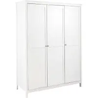 Inter Link Chilly Home Kleiderschrank Massivholz Kiefer weiß
