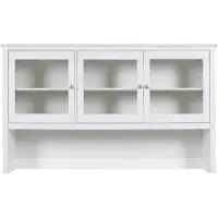 Inter Link Chilly Home Vitrinenaufsatz Massivholz Kiefer/Glas