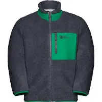 Jack Wolfskin Fleecejacke "ICE CURL JACKET K" mit Eingrifftaschen und Brusttaschen, atmungsaktiv, winddicht