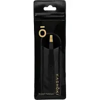 Tools for Beauty Kashki Make Up Straight Tweezers With Case - Augenbrauenpinzette