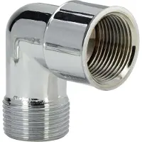 Isiflo Winkel I/A 90 Grad 102586 1/2" Modell 1613 verchromt
