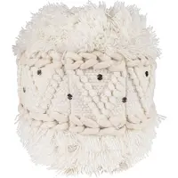 Decorationable Pouf "Bohist 525 35cm x 35cm, Strukturen mit Fransen und Quasten", (1 St.), handgefertigt, Unikat, sehr gut kombinierbar, vielfältig im Einsatz