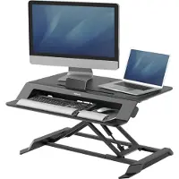 Fellowes Lotus LT höhenverstellbarer Schreibtisch-Aufsatz; 8215001