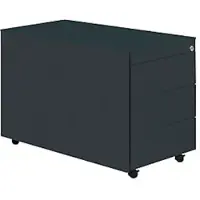 Mauser Schüberollcontainer, 570x800mm, Stahlpl., 3 Schübe, anthrazit