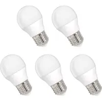 Spectrum E27 LED Lampe 6W 520lm 3000K Warmweiß 230V 5 Stück