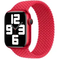 Apple Geflochtenes Solo Loop für das Watch | 44/45/46/49 mm - Größe 5 - (Product) Red
