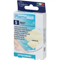 Pharmadoct Blasenpflaster hydrocolloid 3,8x7 cm 5 St Pflaster