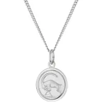 Trendor 28606-01 Kinder-Halskette Sternzeichen Steinbock 925 Silber