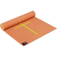 Yogistar Yogamatte plus - alignment mango Maße: 195 cm x 61 cm x 5mm