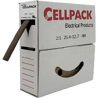 Cellpack 144461 Krympeslange uden lim Brun 25.40 mm 12.70 mm Krympningshastighed:2:1 4 m