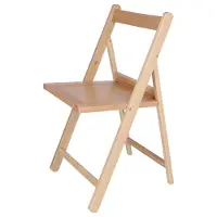 Wellhome Norte Stuhl In Buchenholzlackierung 43x47x79 Cm