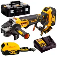 DeWalt Schnurloser Winkelschleifer 125Mm Lr 18V 2*5.0Ah Tstak