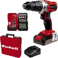 Einhell Akku-Schlagbohrschrauber "TE-CD 18/2 Li-i +22 (1x2,5 Ah)" inklusive Koffer, Akku und Ladegerät