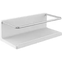 Emco Eckwandkorb ROUND 225x75x100mm m verd Befest weiss/chrom