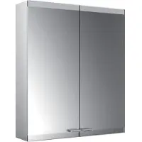Emco asis evo Lichtspiegelschrank, Aufputzmodell, 2 Türen, 600 mm
