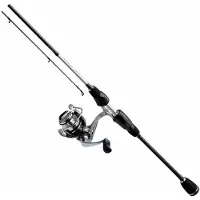 Kinetic Demigod Ct Spinn-kombo Schwarz 1.83 m / 0.7-7 g Schwarz 1.83 m
