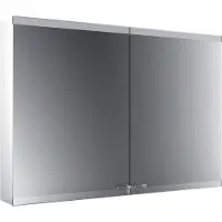 Emco asis evo Lichtspiegelschrank, Aufputzmodell, 2 Türen, 1000 mm
