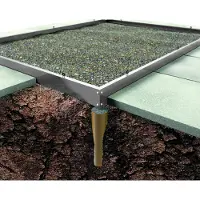 Halls Fundament, blank, für Gewächshaus Magnum 108, 8,3 m²