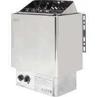 HOME DELUXE - Saunaofen KIVA 6 kW - 56 x 28 x 14 cm | inkl. integrierte Steuerung & Zeitschaltuhr