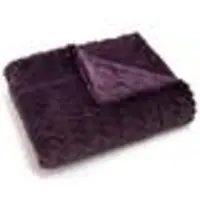 Amadeus Plaid Chevron 130x170 Pflaume - Violett Rechteck Polyester 130x1 cm