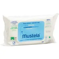 Mustela Biologisch abbaubare, kompostierbare Wischtücher für zu Hause
