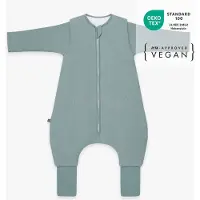 Emma & noah Schlafsack mit Füßen Essential Mint SSF-001-051-100-