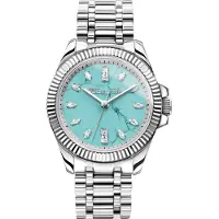 Thomas Sabo Damenuhr Türkis Divine silber WA0435-201-209