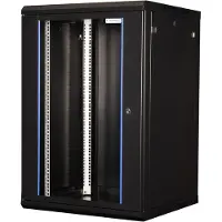 Wirewin 19/ Wandschrank, einteilig, Pro 3nd Generation, 600x450mm, schwarz