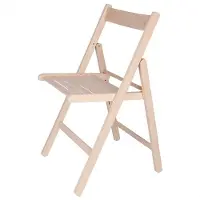Wellhome Bas Stuhl In Buchenholz-finish Ohne Lack 43x47x79 Cm