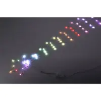 Basics Adorno led estrella fugaz, rgb, 85 leds, 220v, fernbedienung. basics