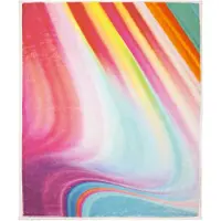Kleine wolke Badematte "Vibes", rutschhemmend beschichtet, fußbodenheizungsgeeignet, Badteppich, bedruckt, modernes Design, kräftige Farben