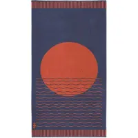 Seahorse Strandtuch Sunny Waves Blue