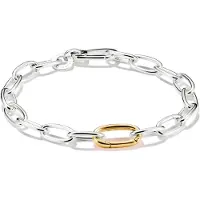 Thomas Sabo C1204-413-7 Charm-Armband Zweifarbig mit Connect-Link