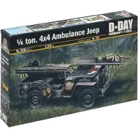 Italeri 1/4 Ton 4x4 Ambulance Jeep