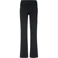 Nike W Nk Df One Hr Fldovr Pant Black/White Black/White L