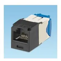 Panduit UTP RJ45 TG-MiniJack Cat6a Black, Schwarz, RJ-45