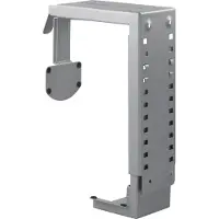 Deltaco SH-40, CPU-Halterung für Wandmontage, 25 kg, Silber, Senkrecht, 80 - 200 mm, 53 cm