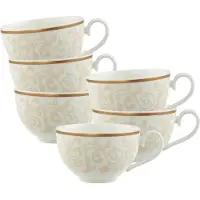 Villeroy & Boch Multipack Ivoire Frühstücksobertasse - 6 Stück